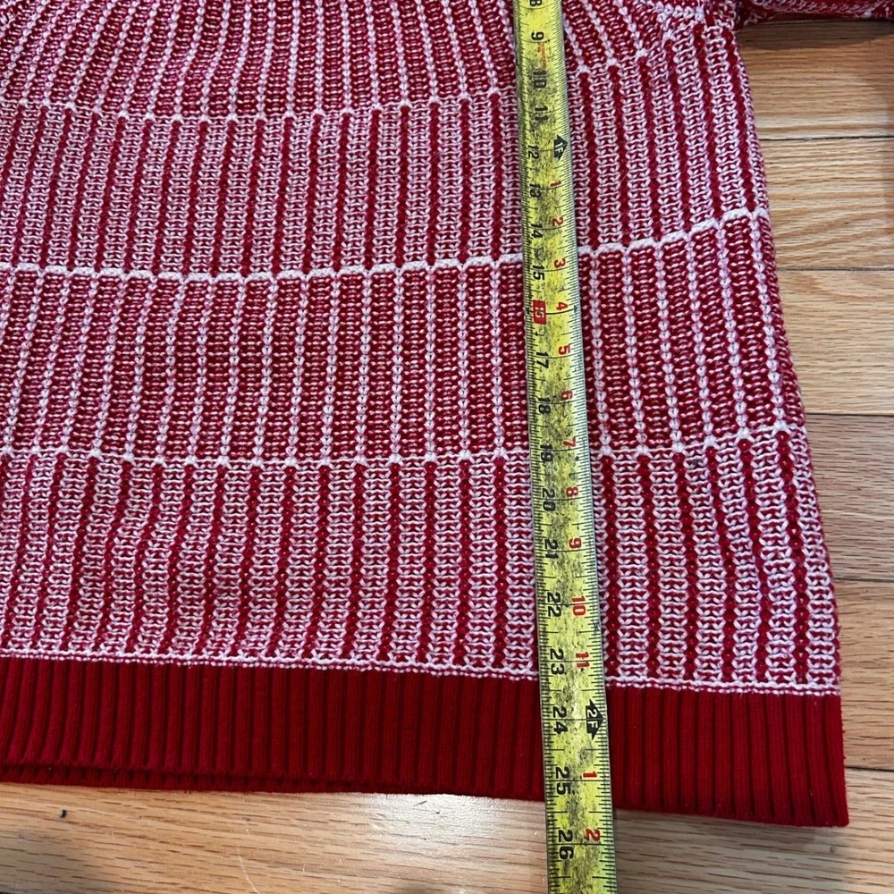 VTG Talbots Chunky Fisherman Cable Knit Crewneck Sweater Womens Large Nordic Ski